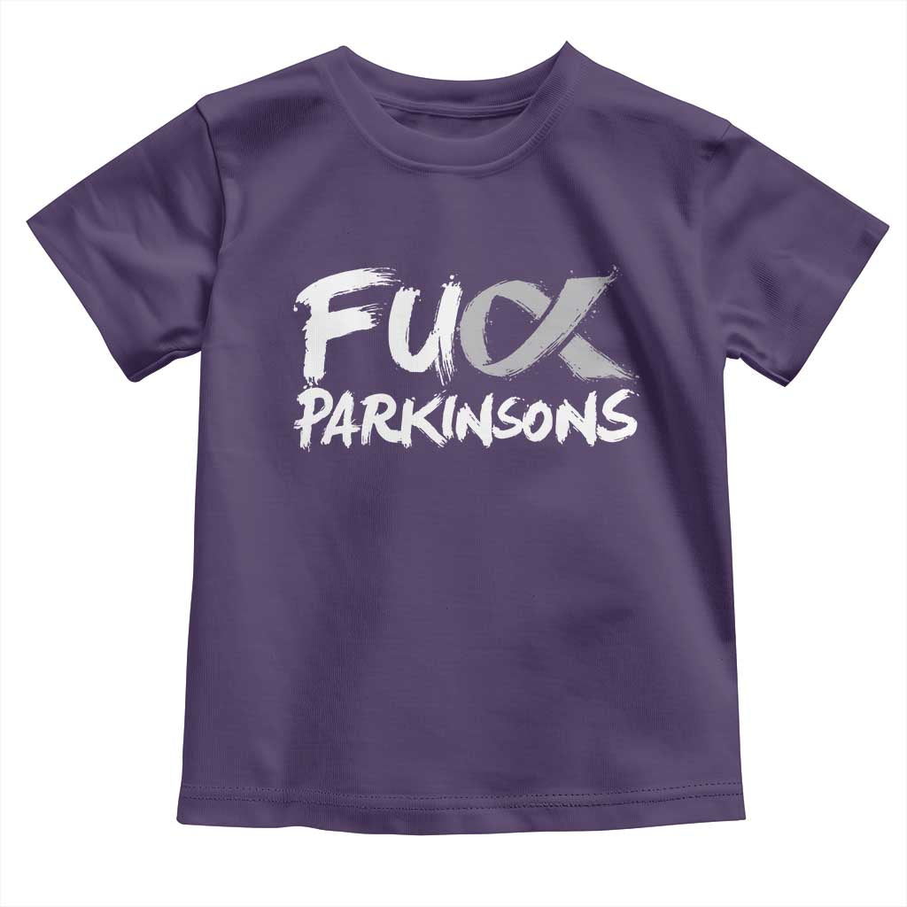 Fuck Parkinsons Toddler T Shirt Parkinsons Disease Awareness Month TS10 Purple Print Your Wear