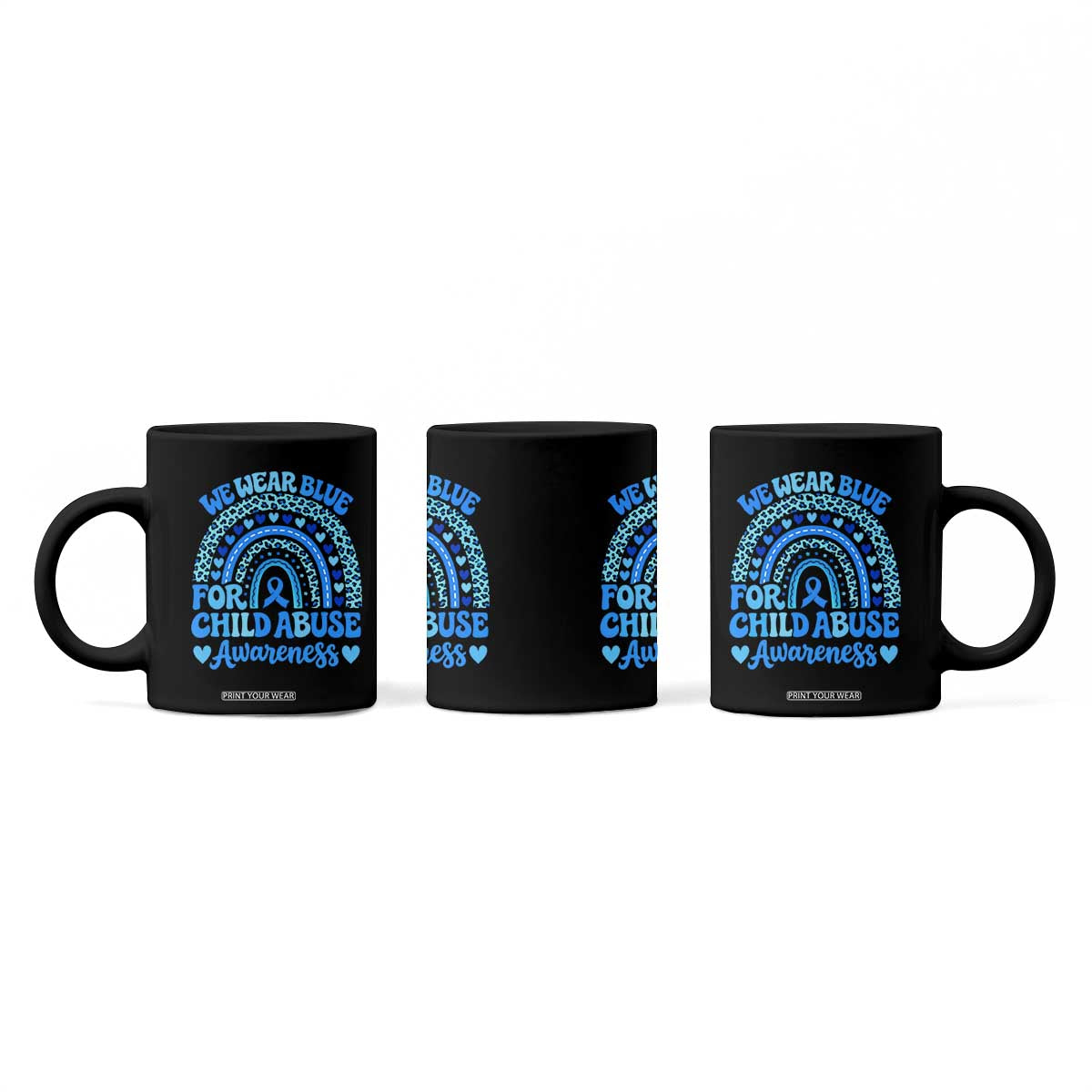 We Wear Blue Child Abuse Prevention Coffee Mug TS10 Print Your Wear