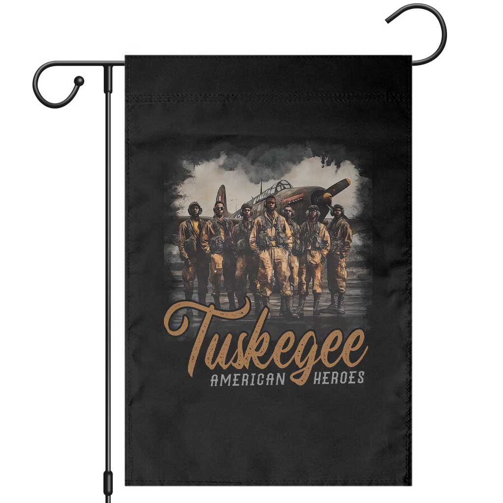 Tuskegee Airmen Garden Flag African American Heroes WW2 Tribute Black History Month TS10 Black Print Your Wear