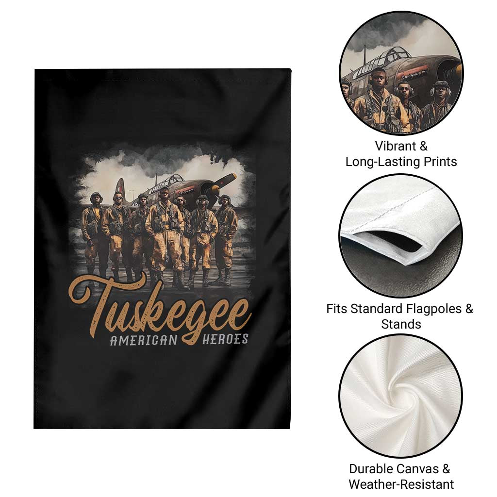 Tuskegee Airmen Garden Flag African American Heroes WW2 Tribute Black History Month TS10 Print Your Wear