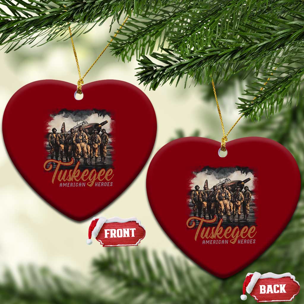 Tuskegee Airmen Ceramic Ornament African American Heroes WW2 Tribute Black History Month TS10 Print Your Wear