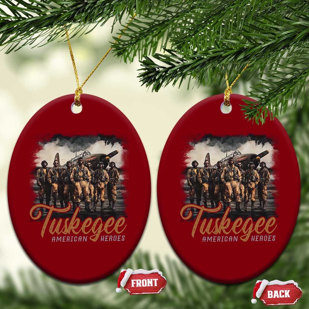 Tuskegee Airmen Ceramic Ornament African American Heroes WW2 Tribute Black History Month TS10 Print Your Wear