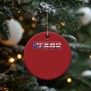 PFKNR Christmas Ornament Vintage Boricua Puerto Rican Flag TS10 Print Your Wear
