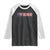 PFKNR Raglan Shirt Vintage Boricua Puerto Rican Flag TS10 Black White Print Your Wear