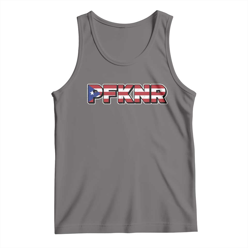 PFKNR Tank Top Vintage Boricua Puerto Rican Flag TS10 Deep Heather Print Your Wear