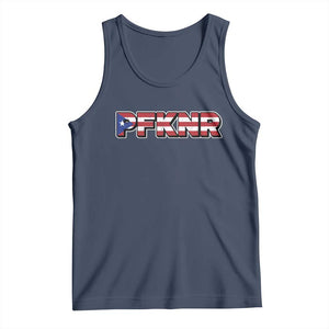 PFKNR Tank Top Vintage Boricua Puerto Rican Flag TS10 Navy Print Your Wear