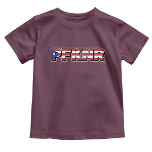 PFKNR Toddler T Shirt Vintage Boricua Puerto Rican Flag TS10 Maroon Print Your Wear