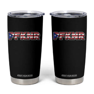 PFKNR Tumbler Cup Vintage Boricua Puerto Rican Flag TS10 Black Print Your Wear