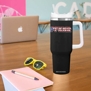 PFKNR Tumbler With Handle Vintage Boricua Puerto Rican Flag TS10 Print Your Wear