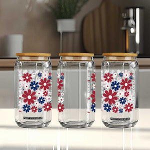 Subtle FDT Glass Can Boho Floral Red White Blue Social Justice TS10 Print Your Wear