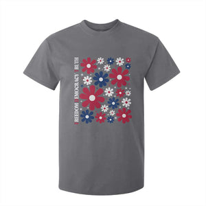 Subtle FDT T Shirt For Kid Boho Floral Red White Blue Social Justice TS10 Charcoal Print Your Wear