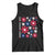 Subtle FDT Tank Top Boho Floral Red White Blue Social Justice TS10 Black Print Your Wear