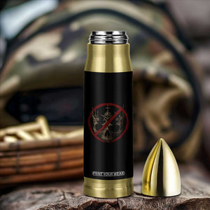 No Kings in America Bullet Tumbler Skull Crown Nope Kings TS10 Print Your Wear