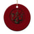No Kings in America Ceramic Ornament Skull Crown Nope Kings - Print Your Wear