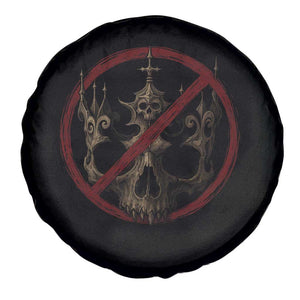 No Kings in America Spare Tire Cover Skull Crown Nope Kings TS10 Print Your Wear