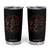 No Kings in America Tumbler Cup Skull Crown Nope Kings TS10 Black Print Your Wear