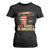No Kings in America T Shirt For Women Vintage Old American Flag Patriotic 1776 We The People TS10 Black Print Your Wear