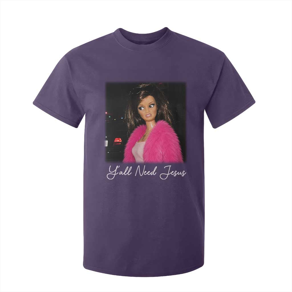 Y'all Need Jesus Funny Girls Meme Saying Christian Humor T Shirt For Kid