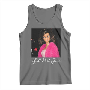 Y'all Need Jesus Funny Girls Meme Saying Christian Humor Tank Top