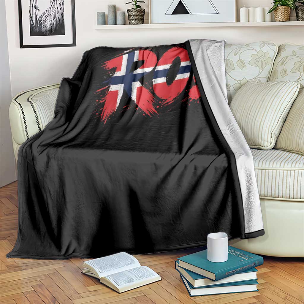 Ro Norway Viking Norwegian Flag Nordic Pride Throw Blanket TS10 Print Your Wear