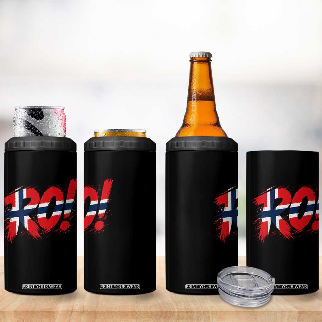 Ro Norway Viking Norwegian Flag Nordic Pride 4 in 1 Can Cooler Tumbler TS10 Print Your Wear