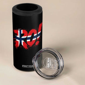 Ro Norway Viking Norwegian Flag Nordic Pride 4 in 1 Can Cooler Tumbler TS10 Print Your Wear