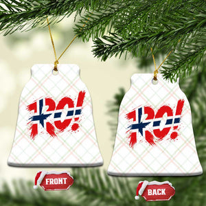 Ro Norway Viking Norwegian Flag Nordic Pride Ceramic Ornament