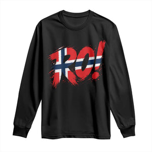Ro Norway Viking Norwegian Flag Nordic Pride Long Sleeve Shirt