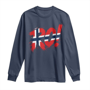 Ro Norway Viking Norwegian Flag Nordic Pride Long Sleeve Shirt