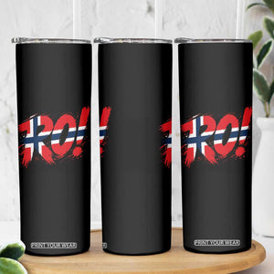 Ro Norway Viking Norwegian Flag Nordic Pride Skinny Tumbler TS10 Print Your Wear