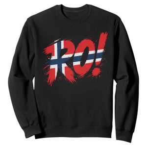Ro Norway Viking Norwegian Flag Nordic Pride Sweatshirt