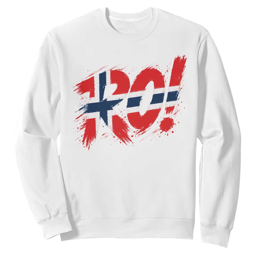 Ro Norway Viking Norwegian Flag Nordic Pride Sweatshirt
