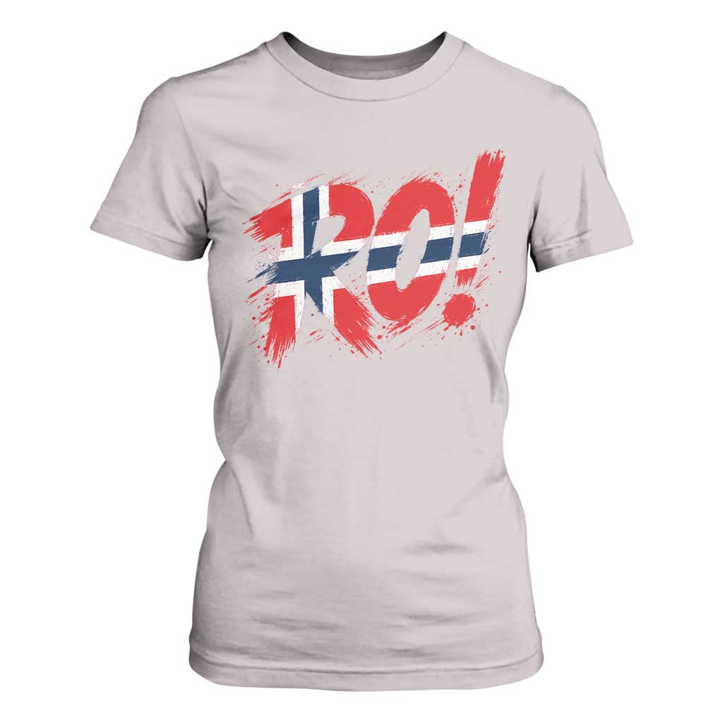 Ro Norway Viking Norwegian Flag Nordic Pride T Shirt For Women