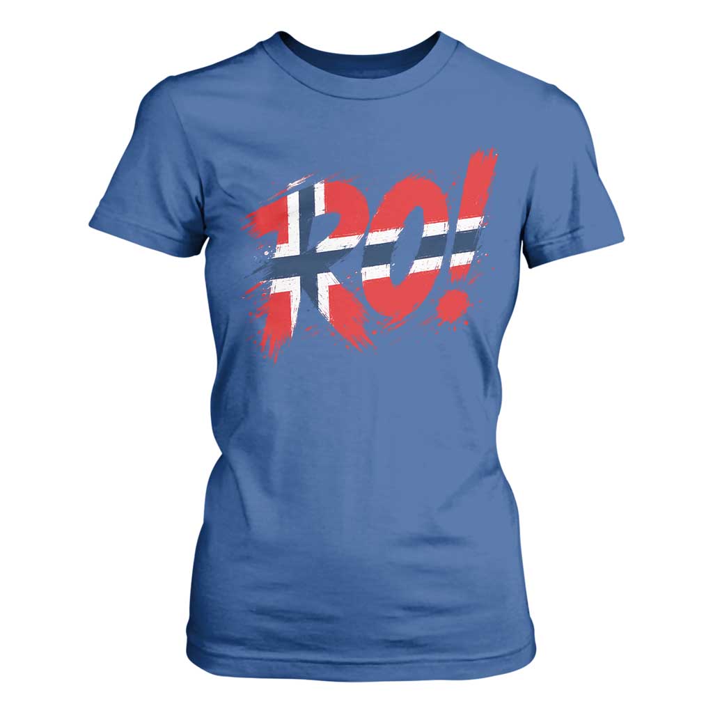 Ro Norway Viking Norwegian Flag Nordic Pride T Shirt For Women