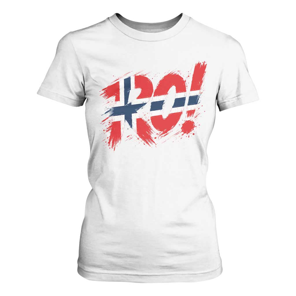 Ro Norway Viking Norwegian Flag Nordic Pride T Shirt For Women