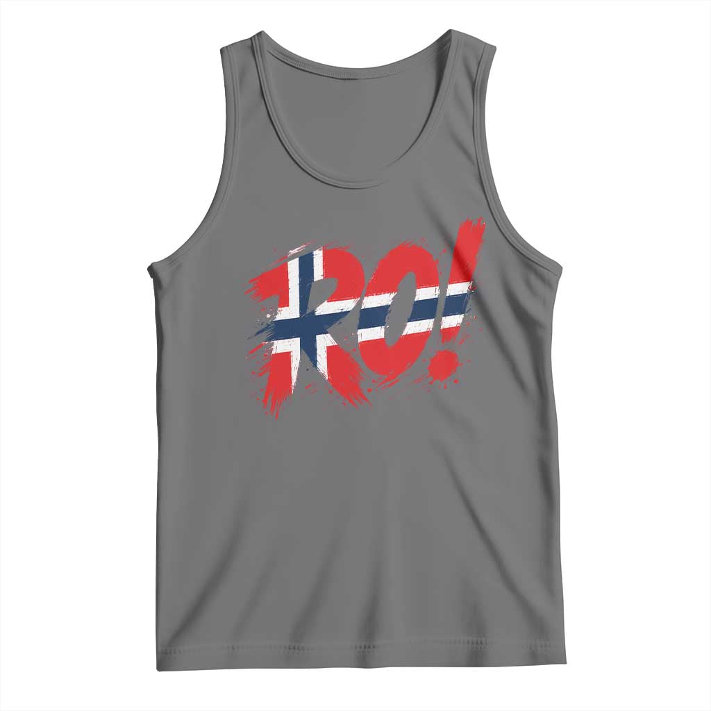 Ro Norway Viking Norwegian Flag Nordic Pride Tank Top