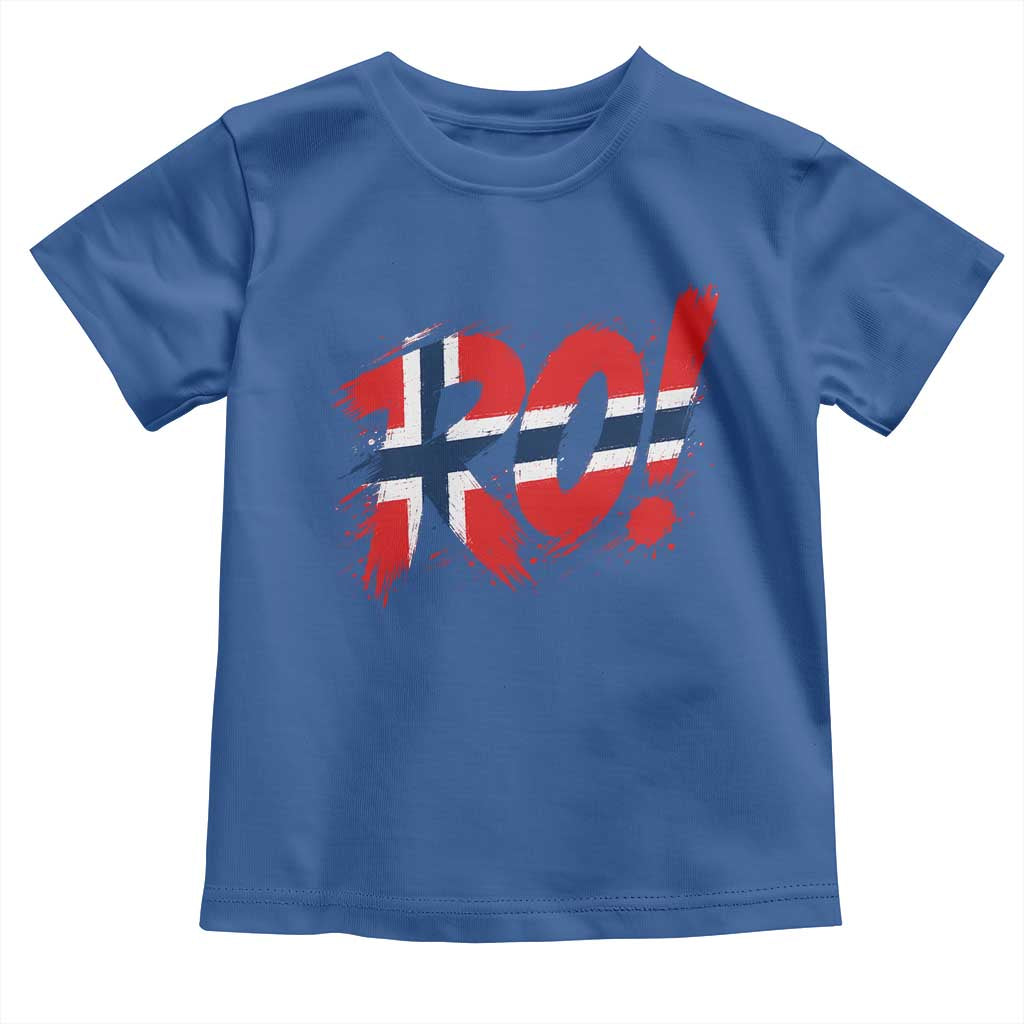 Ro Norway Viking Norwegian Flag Nordic Pride Toddler T Shirt