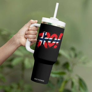 Ro Norway Viking Norwegian Flag Nordic Pride Tumbler With Handle TS10 Print Your Wear