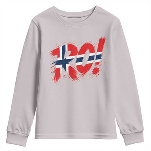 Ro Norway Viking Norwegian Flag Nordic Pride Youth Sweatshirt