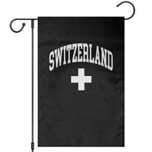 Switzerland Flag Vintage Garden Flag Swiss Retro Vintage TS10 Black Print Your Wear