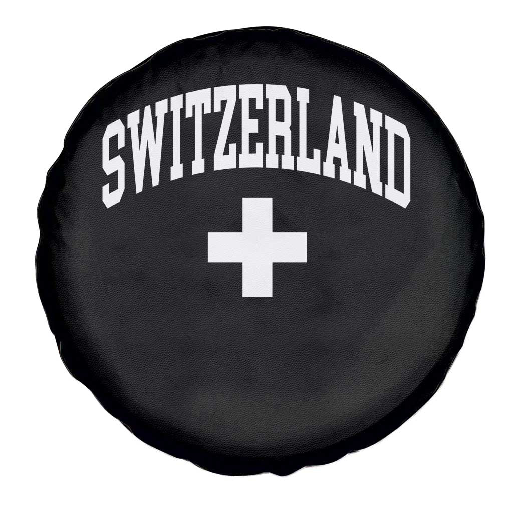 Switzerland Flag Vintage Spare Tire Cover Swiss Retro Vintage TS10 Print Your Wear