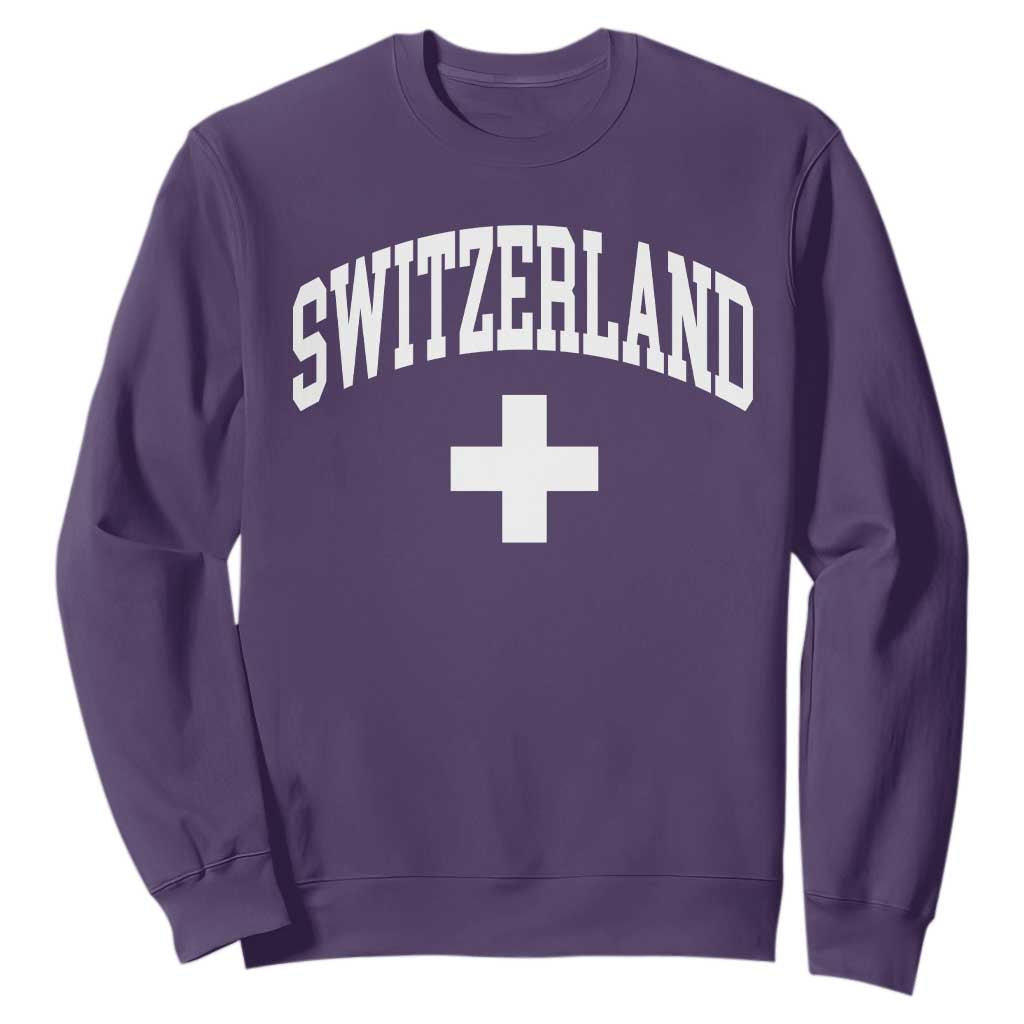 Switzerland Flag Vintage Sweatshirt Swiss Retro Vintage