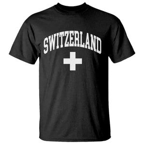 Switzerland Flag Vintage T Shirt Swiss Retro Vintage