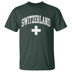 Switzerland Flag Vintage T Shirt Swiss Retro Vintage