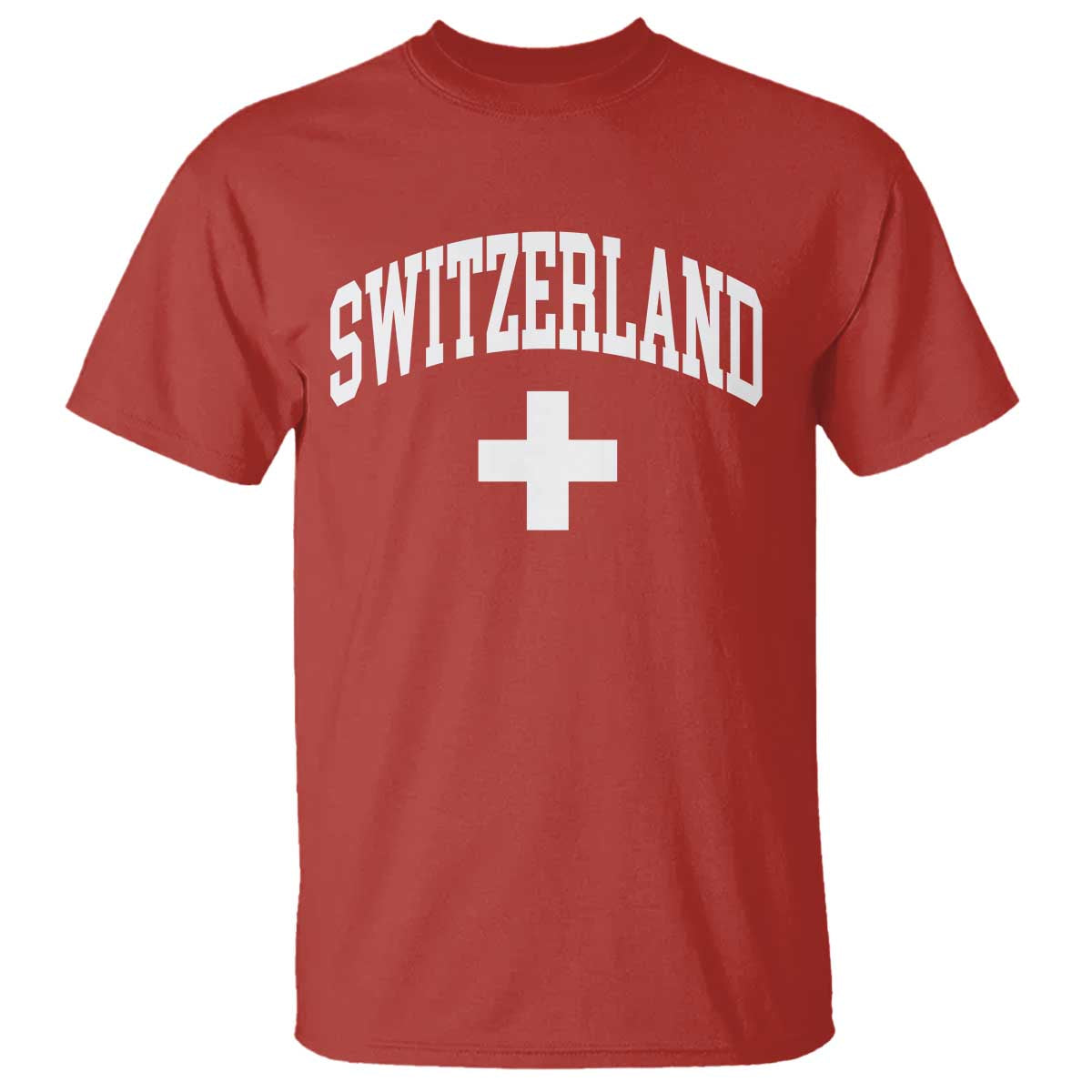 Switzerland Flag Vintage T Shirt Swiss Retro Vintage TS10 Red Print Your Wear