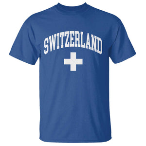 Switzerland Flag Vintage T Shirt Swiss Retro Vintage