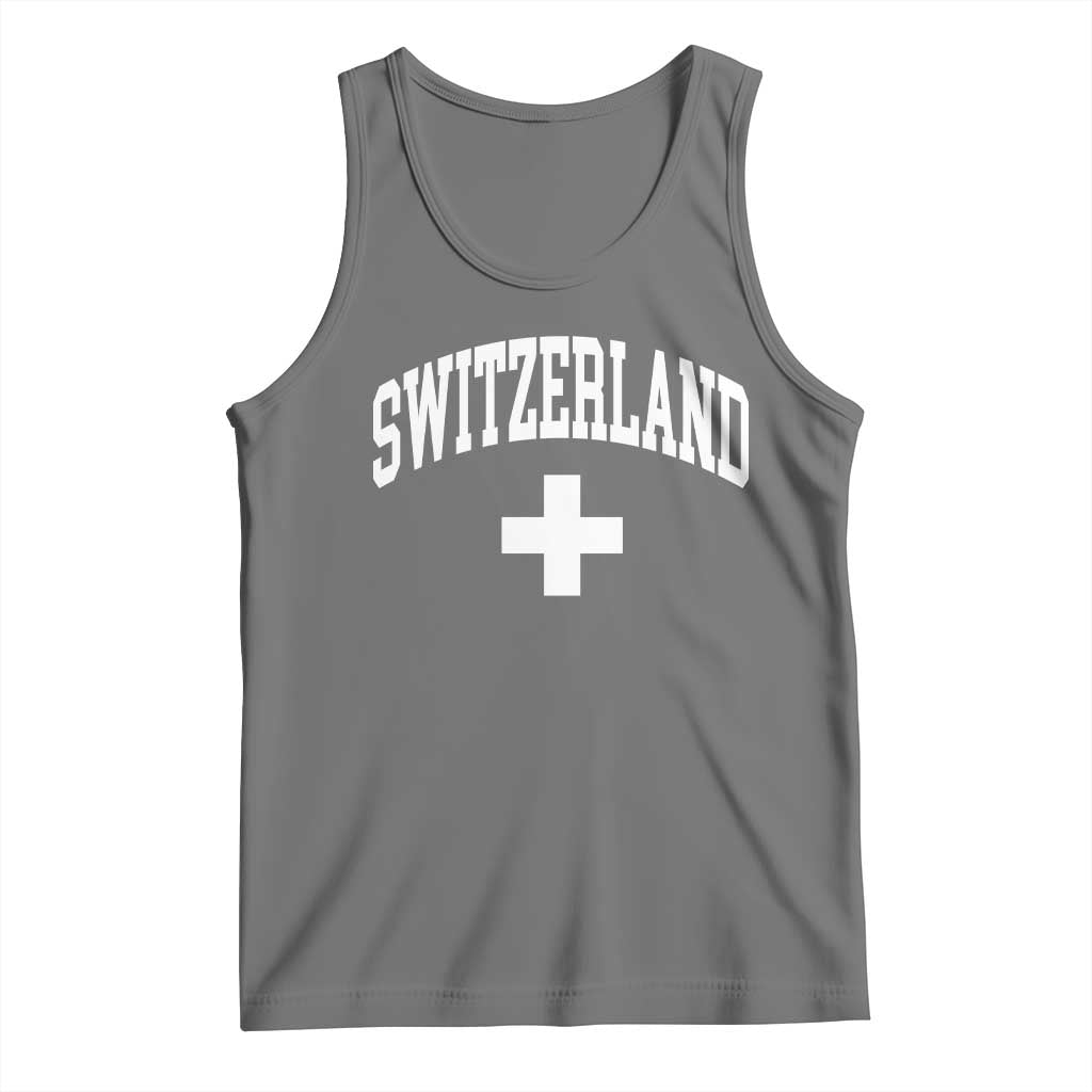 Switzerland Flag Vintage Tank Top Swiss Retro Vintage