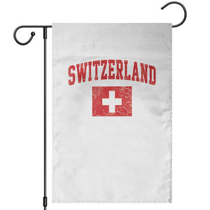 Switzerland Fan Garden Flag Vintage Retro Swiss Cross Flag TS10 White Print Your Wear
