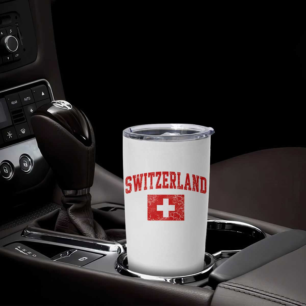 Switzerland Fan Tumbler Cup Vintage Retro Swiss Cross Flag TS10 Print Your Wear