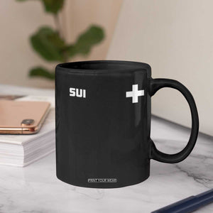 Switzerland Coffee Mug Retro Swiss Flag TS10 Print Your Wear
